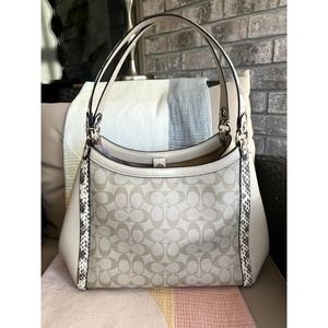Coach Kristy Shoulder Bag In Colorblock Signature Canvas